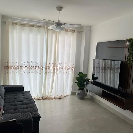Beleza De Apartamento 300 Metros Da Praia Guaruja Bagian luar foto