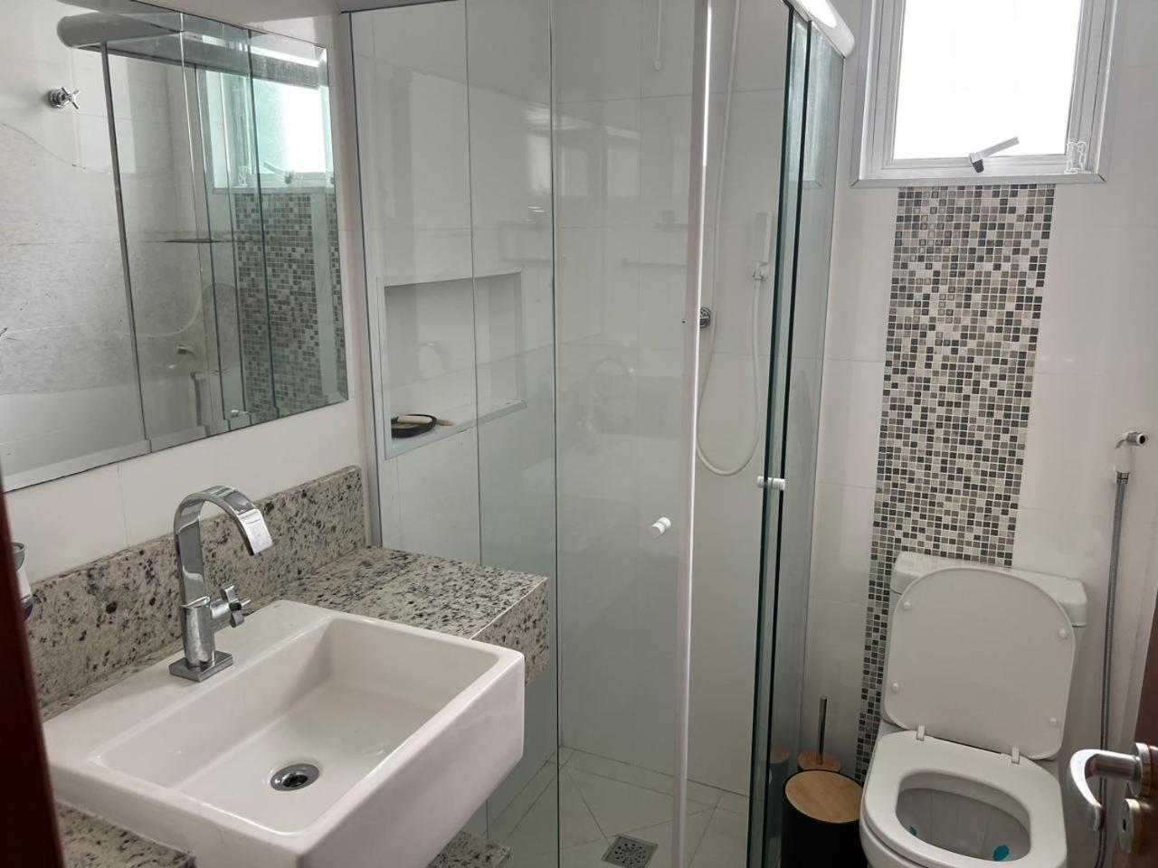 Beleza De Apartamento 300 Metros Da Praia Guaruja Bagian luar foto